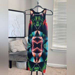 Milly Prism Scuba Sheath Dress Size 6